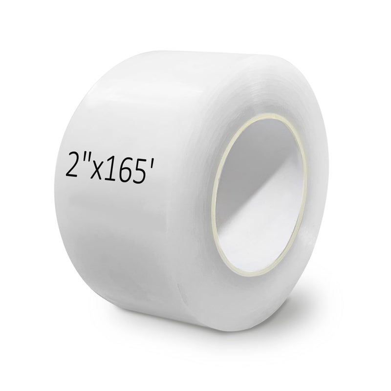 chicarry Greenhouse Repair Tape, 6 mil 2" x 165' Greenhouse Tape, Heavy Duty UV Resistant Clear Greenhouse Sheeting Coverings Film Tape for Seaming and Sealing (2" x 165') - Image 1